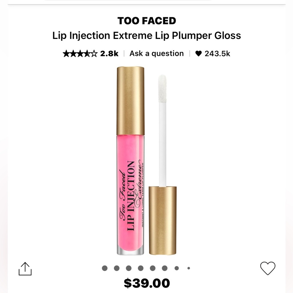 Too Faced Lip Injection Extreme - Bubblegum Yum